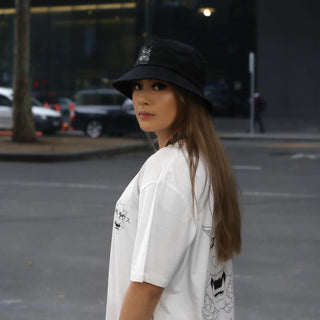Black Oni Bucket Hat - Trillax.co