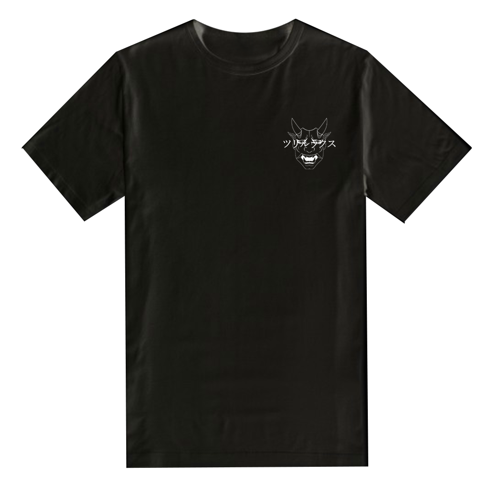 Trillax Black Oni Tee Box Fit Front