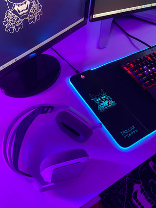 Black Trillax RGB Mousepad - Trillax.co