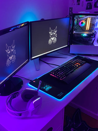 Black Trillax RGB Mousepad - Trillax.co