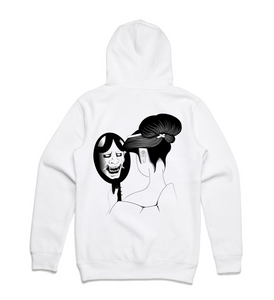 Trillax White Hoodie Geish Design Back