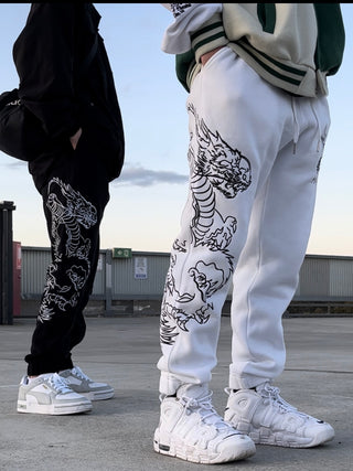 Black Dragon Track Pants - Trillax.co