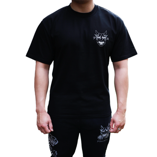 NEW Black Oni Tee (Box fit) - Trillax.co