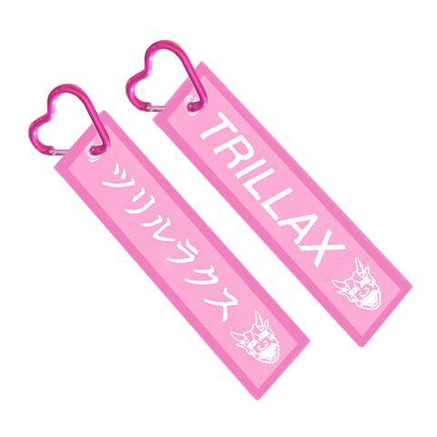 Pink Oni Key tag - Trillax.co